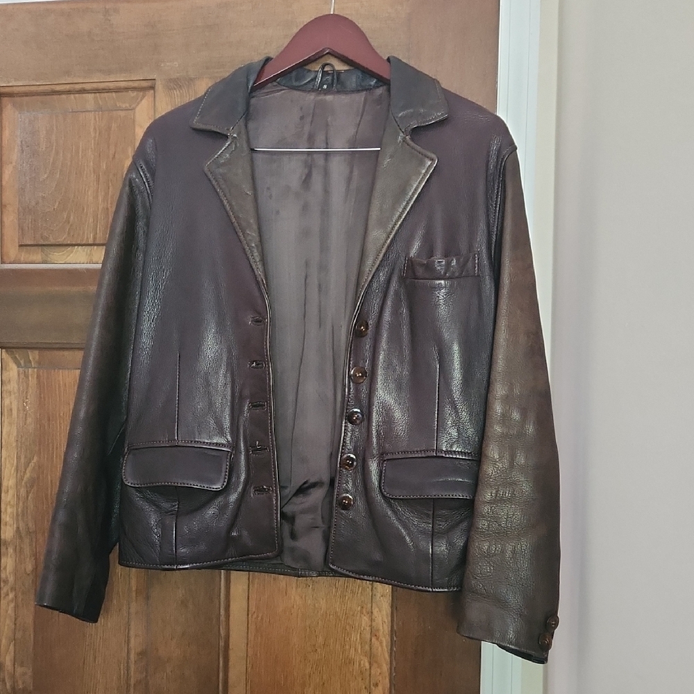 Women's Cool Brown Leather Jacket